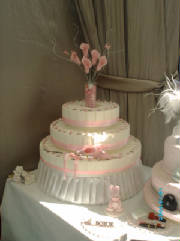 wedding box  cake