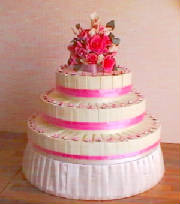 wedding box cake
